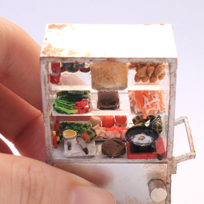 Nam Châm Xe Bánh Mì Sài Gòn - Mô Hình Hàng Rong Thủ Công