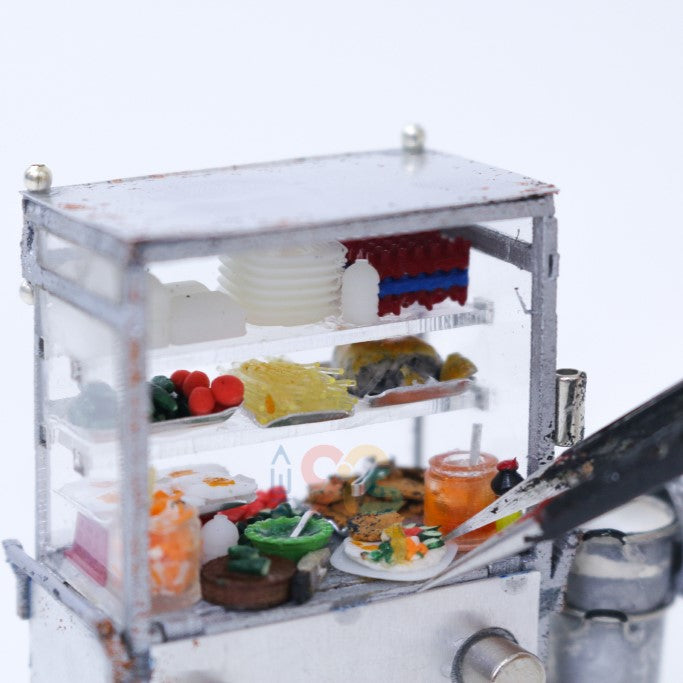 Xe Cơm Tấm - Nam Châm Hít Tủ Lạnh (Mô Hình Thu Nhỏ)