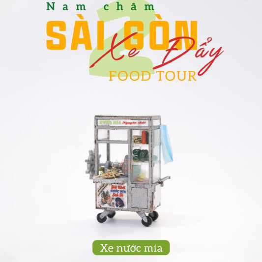 Xe Nước Mía Nam Châm Hít Tủ Lạnh - The 90s DIY