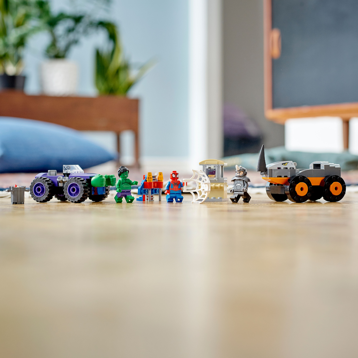 LEGO® Marvel Hulk vs. Rhino Truck Showdown Đồ chơi lắp ráp Siêu anh hùng Marvel LEGO 10782 - Góc nhìn khác 3