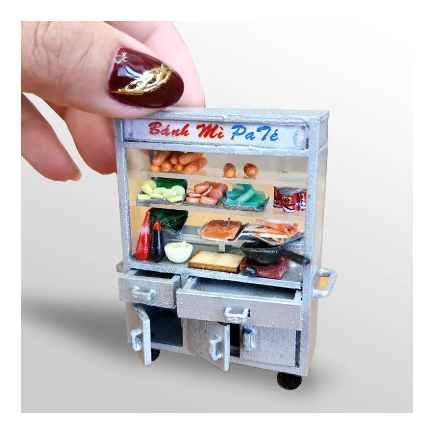 Nam Châm Mô Hình Xe Bánh Mì Việt Nam - BST Little Viet Nam - Hình ảnh chi tiết 2