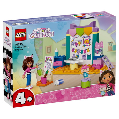 LEGO® Gabby’s Dollhouse Crafting with Baby Box - Đồ chơi lắp ráp sáng tạo LEGO 10795 - Hình ảnh sản phẩm