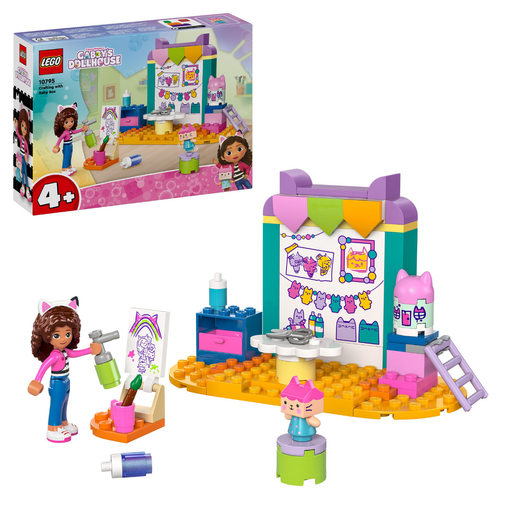 LEGO® Gabby’s Dollhouse Crafting with Baby Box - Đồ chơi lắp ráp sáng tạo LEGO 10795 LEGO - ảnh 2 - Building Sets