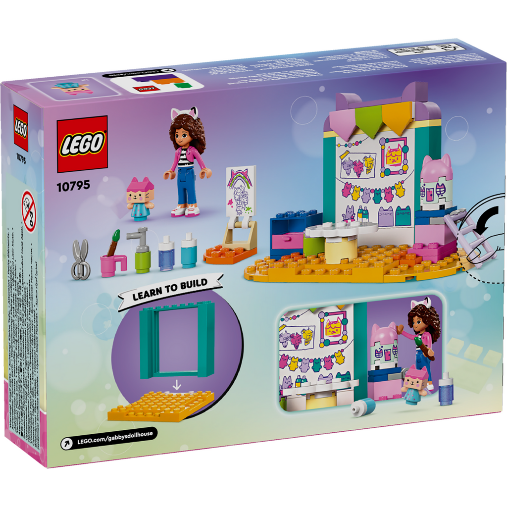 LEGO® Gabby’s Dollhouse Crafting with Baby Box - Đồ chơi lắp ráp sáng tạo LEGO 10795 LEGO - ảnh 3 - Building Sets