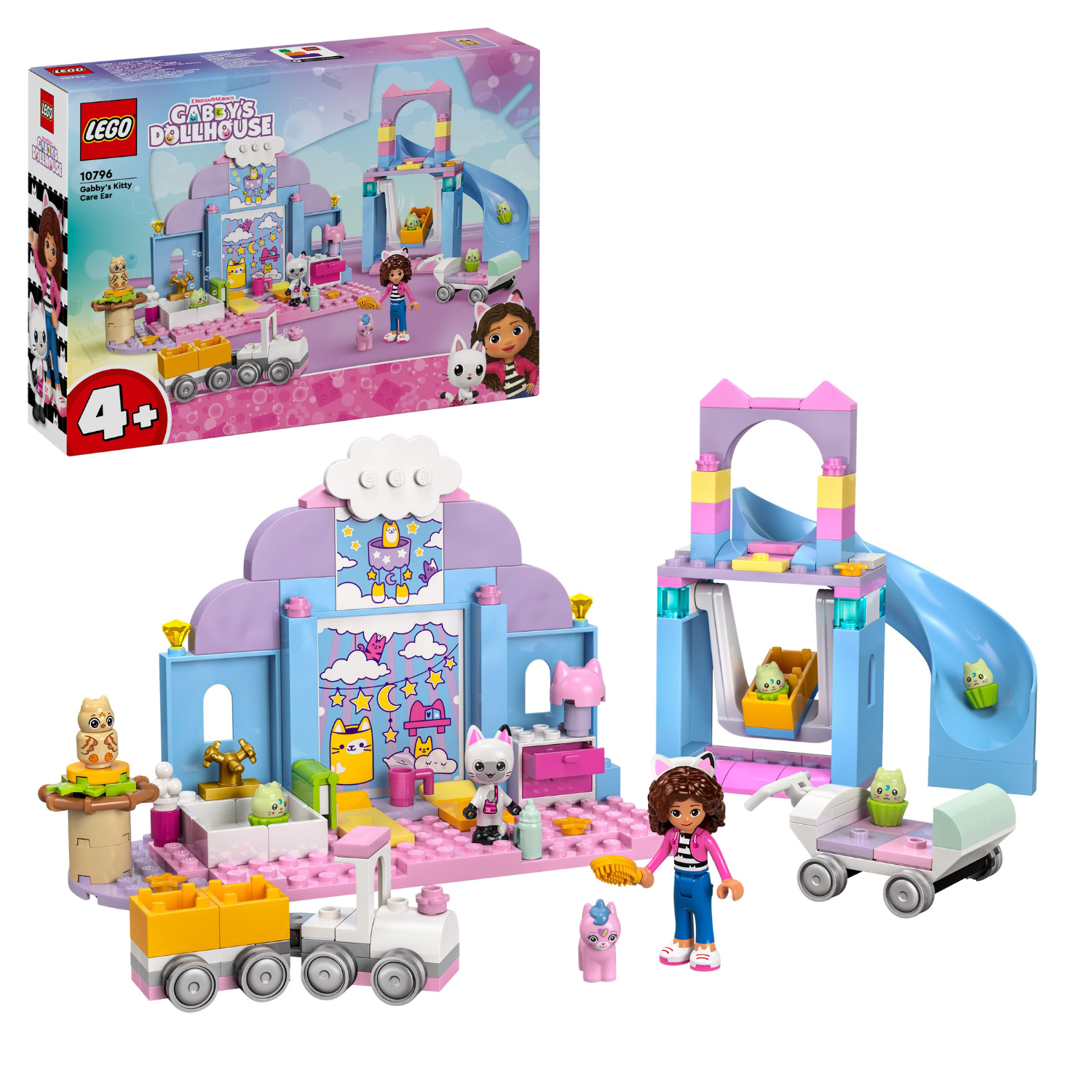 LEGO® Gabby’s Dollhouse Gabby's Kitty Care Ear (10796) - Đồ Chơi Lắp Ráp Chăm Sóc Thú Cưng - Hình ảnh bổ sung 9