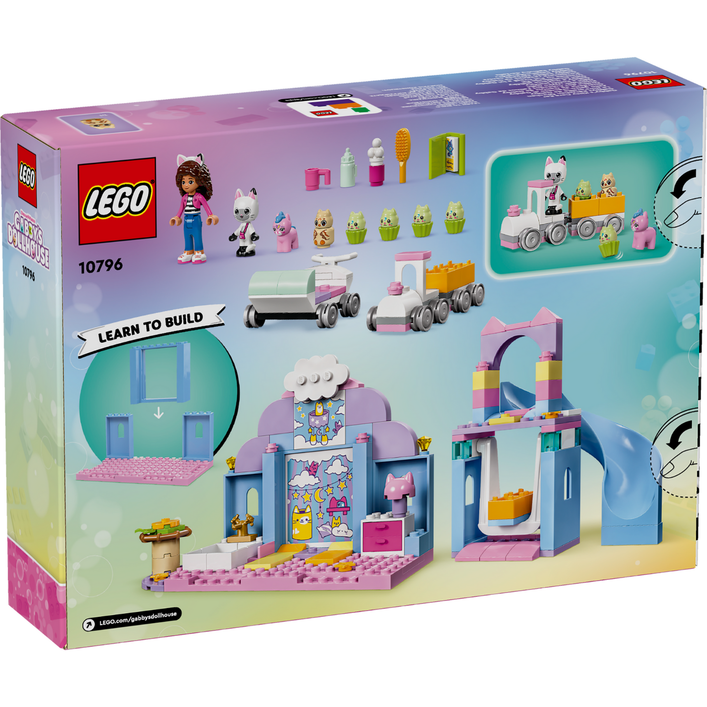 LEGO® Gabby’s Dollhouse Gabby's Kitty Care Ear (10796) - Đồ Chơi Lắp Ráp Chăm Sóc Thú Cưng LEGO - Building Sets