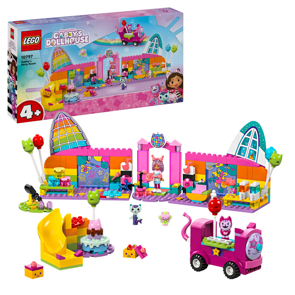 LEGO® Gabby’s Dollhouse Gabby's Party Room - Đồ Chơi Lắp Ráp Phòng Tiệc Của Gabby 10797 - LEGO LEGO - ảnh 4 - LEGO 4+