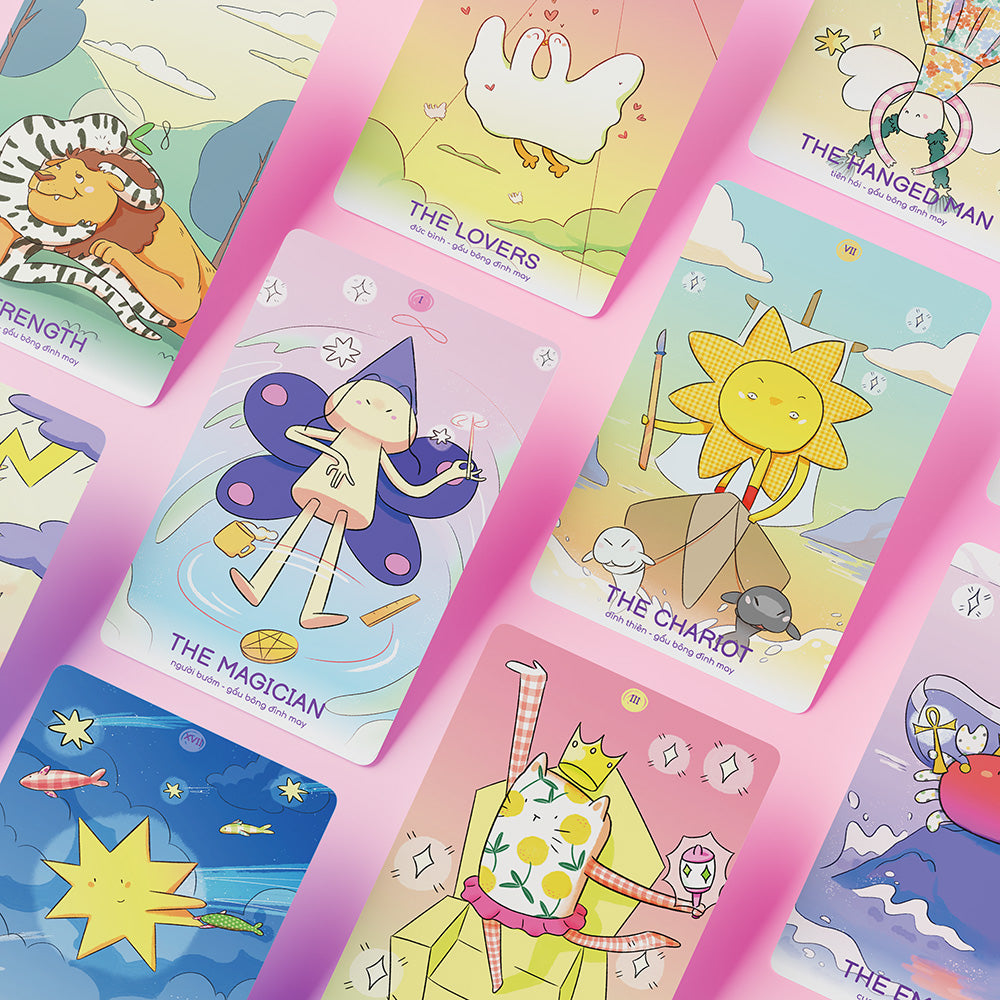 gấu bông đình may Tarot
