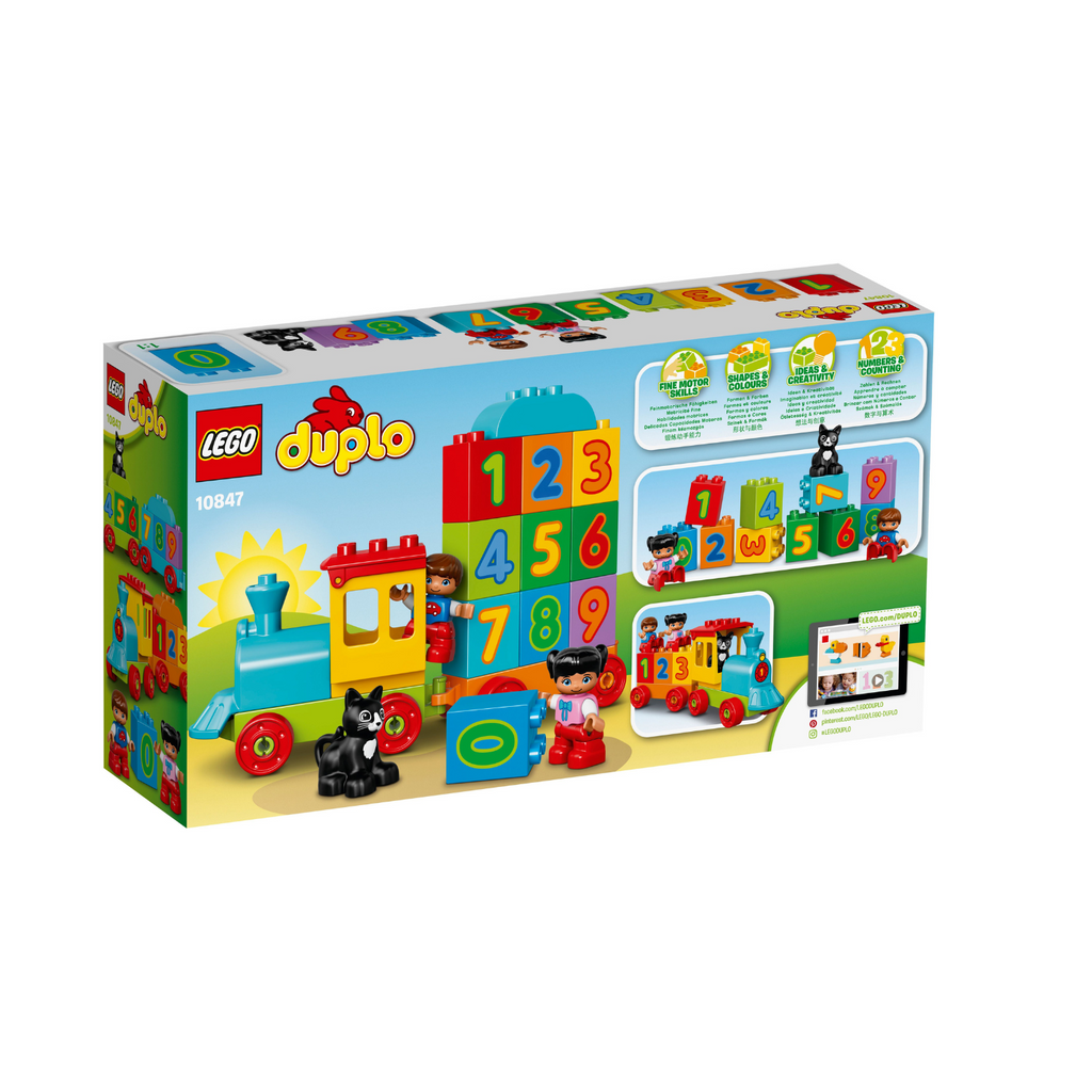 LEGO® DUPLO® Number Train - Đồ Chơi Đoàn Tàu Học Số LEGO 10847 - Góc nhìn khác 3