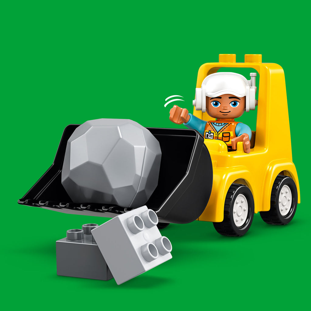 LEGO® DUPLO™ Construction Bulldozer - Xe Ủi Công Trường - LEGO 10930 LEGO - ảnh 2 - LEGO