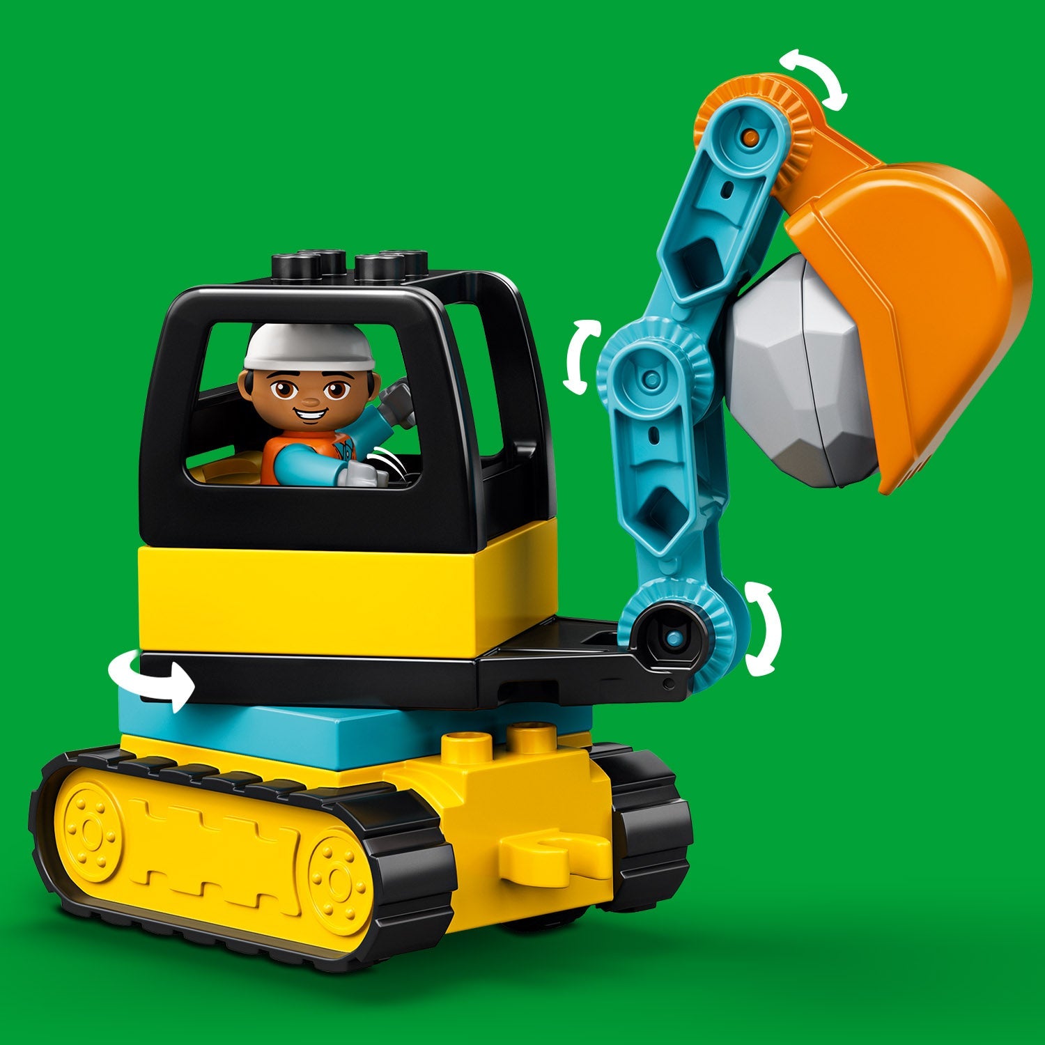 LEGO® DUPLO™ Truck & Tracked Excavator - Đồ Chơi Xe Tải Và Máy Xúc Công Trường - LEGO 10931 - Hình ảnh bổ sung 7