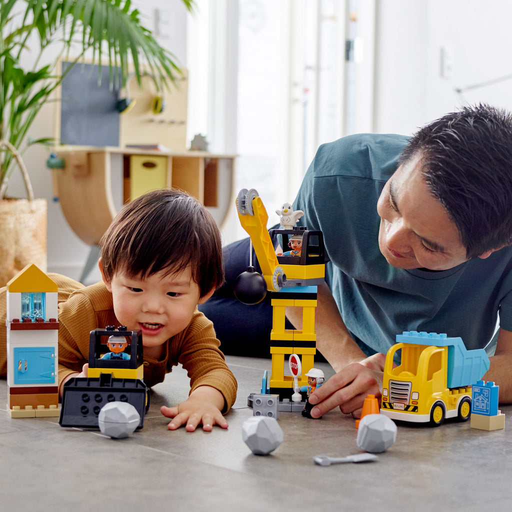 LEGO® DUPLO™ Construction Wrecking Ball Demolition - Đồ Chơi Xây Dựng Công Trường LEGO 10932 - Hình ảnh bổ sung 5