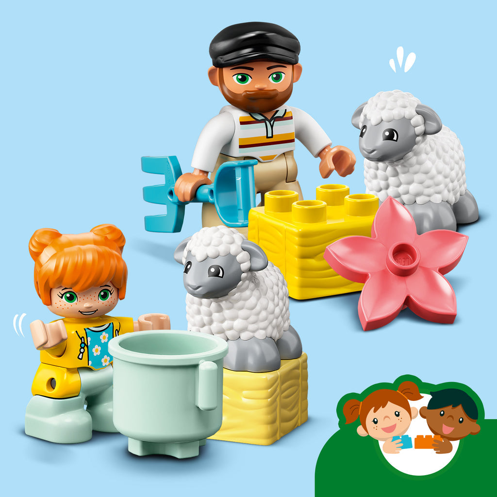 LEGO® DUPLO™ Farm Tractor & Animal Care - Xe Kéo Nông Trại & Chăm Sóc Thú Nuôi - LEGO 10950 - Hình ảnh bổ sung 6