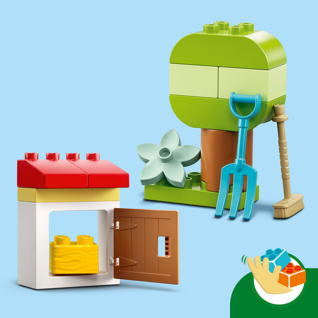 LEGO® DUPLO™ Farm Tractor & Animal Care - Xe Kéo Nông Trại & Chăm Sóc Thú Nuôi - LEGO 10950 LEGO - ảnh 1 - LEGO DUPLO