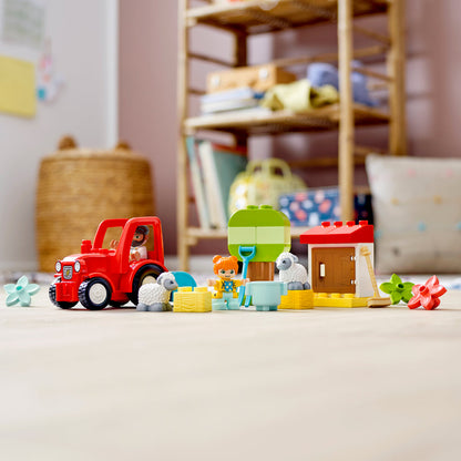 LEGO® DUPLO™ Farm Tractor & Animal Care - Xe Kéo Nông Trại & Chăm Sóc Thú Nuôi - LEGO 10950 - Hình ảnh bổ sung 4