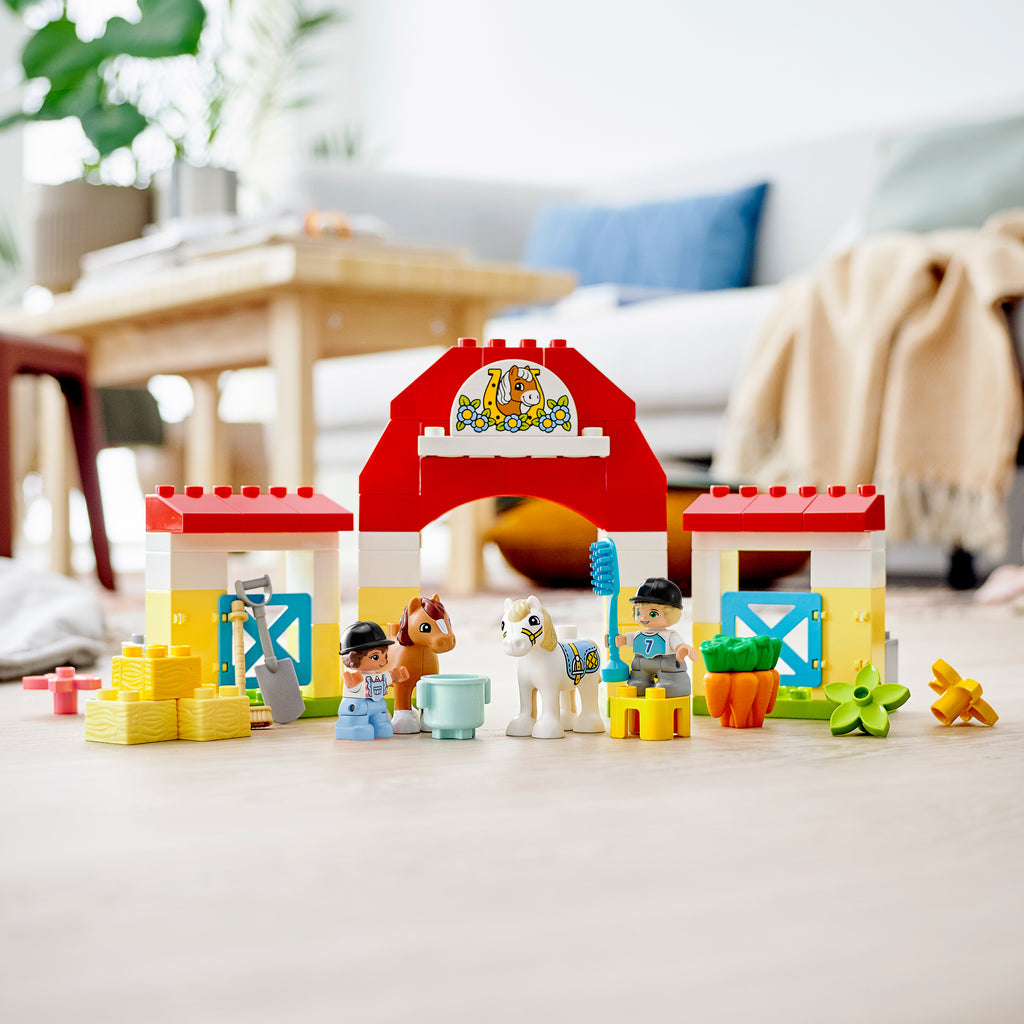 LEGO® DUPLO™ Horse Stable and Pony Care - Đồ Chơi Lắp Ráp Chuồng Ngựa - LEGO 10951 - Hình ảnh bổ sung 5
