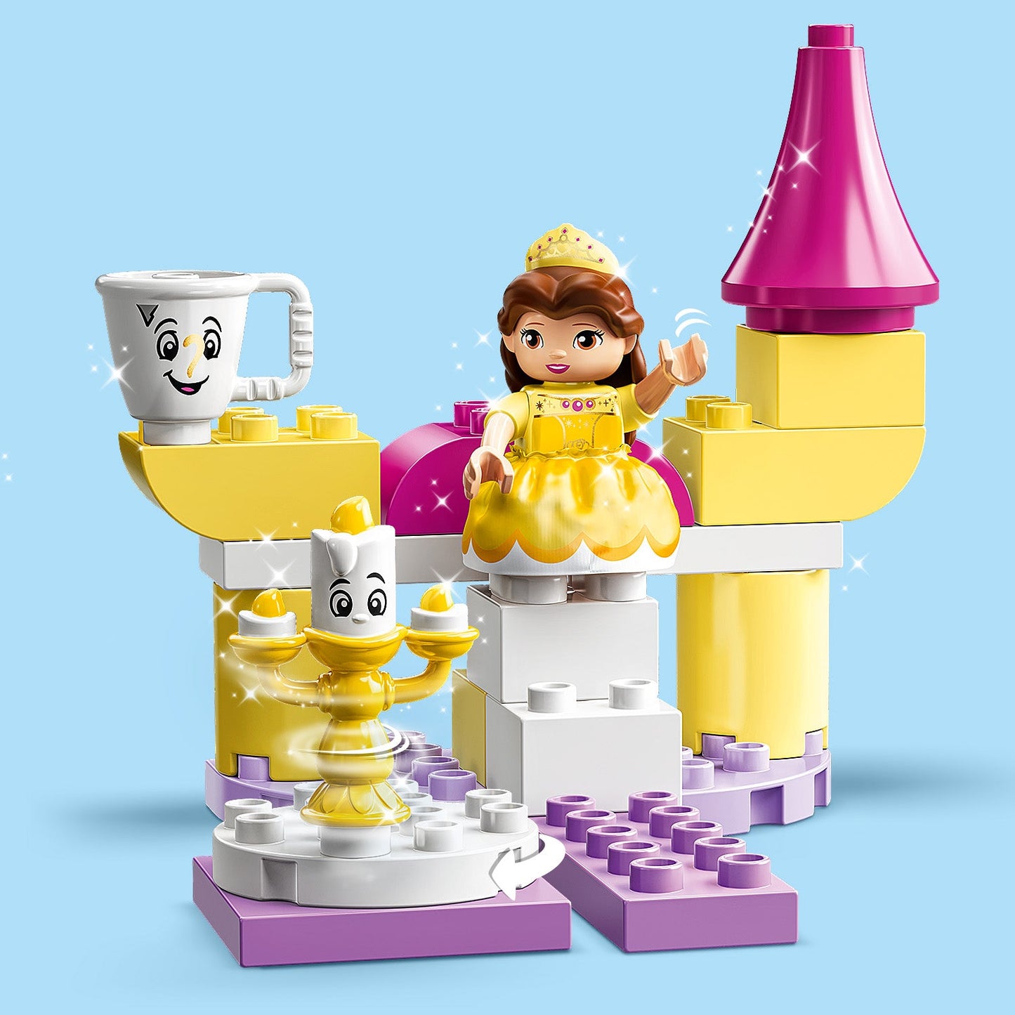 LEGO® DUPLO™ Disney™ Belles Ballroom - Đồ chơi lắp ráp Phòng khiêu vũ của Belle - LEGO 10960 - Hình ảnh bổ sung 7