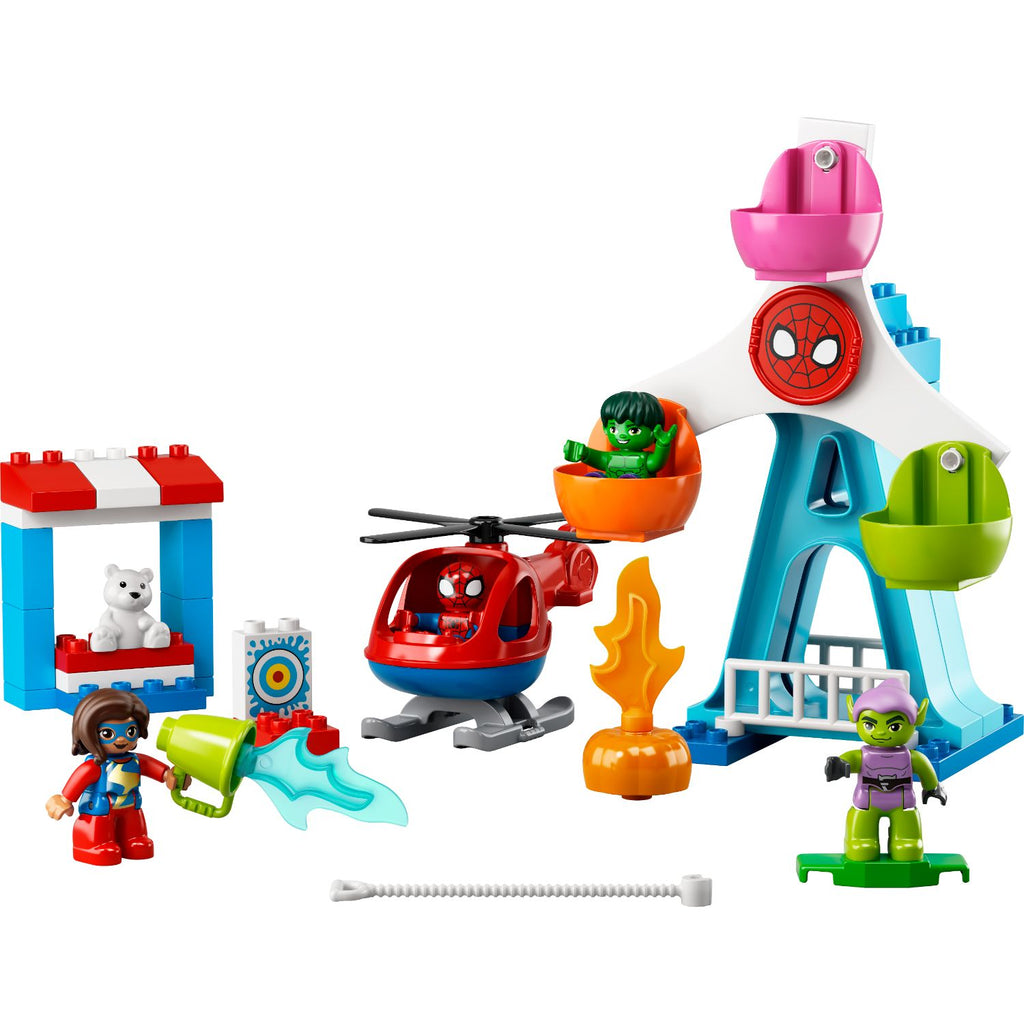 LEGO® DUPLO® Spider-Man & Friends: Funfair Adventure - Bộ Đồ Chơi Lắp Ráp Hội Chợ Siêu Anh Hùng - 10963 - Hình ảnh chi tiết 2