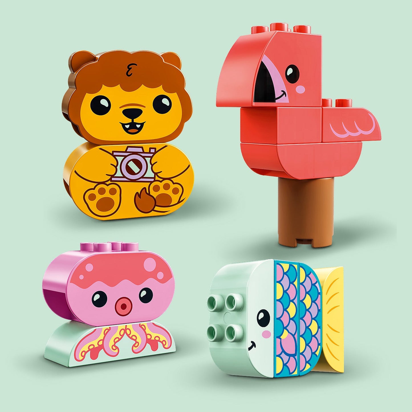 LEGO® DUPLO™ My First Bath Time Fun: Floating Animal Island - Đồ chơi nhà tắm Đảo động vật nổi - LEGO 10966 LEGO - ảnh 3 - Le
