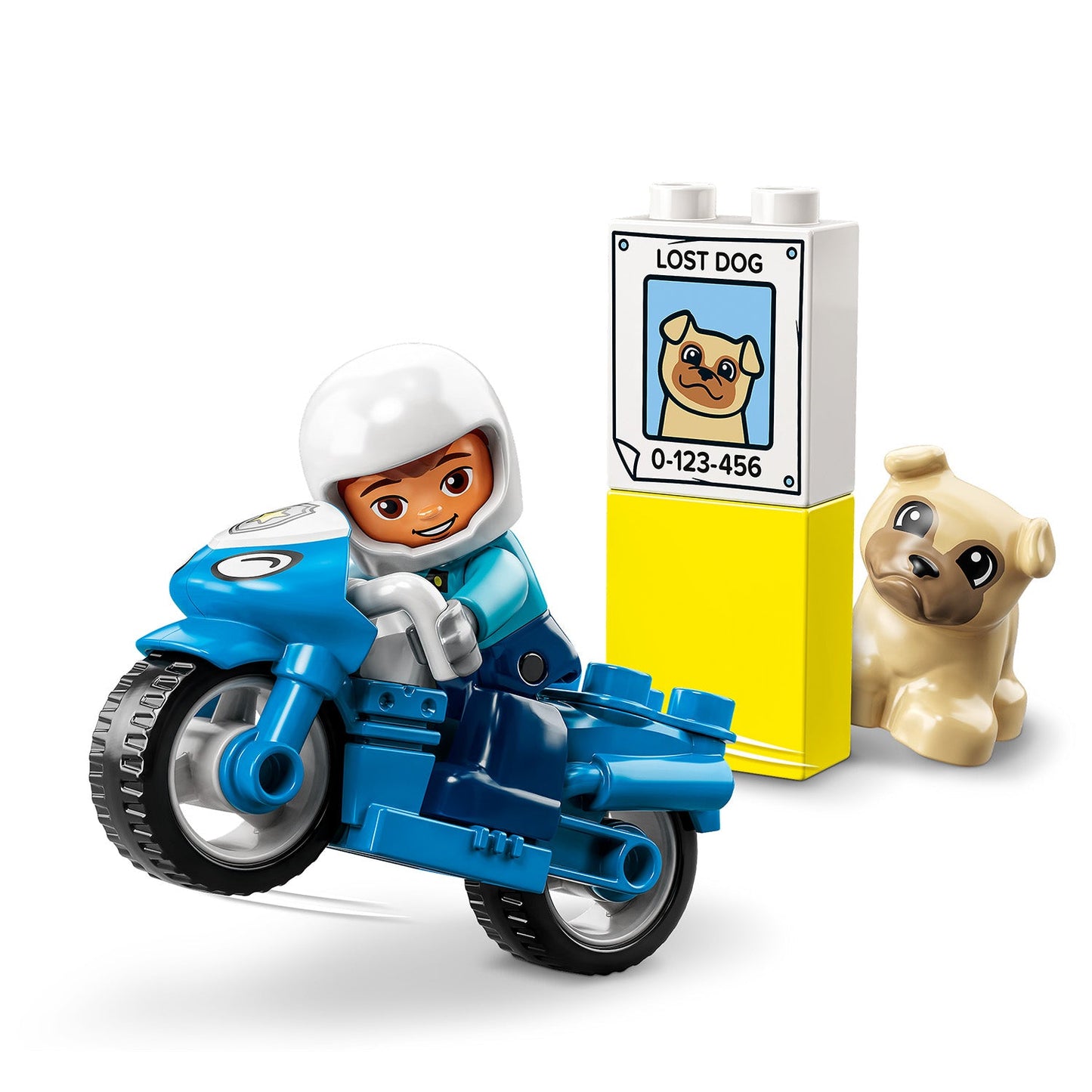 LEGO® DUPLO™ Rescue Police Motorcycle - Đồ Chơi Mô Tô Cảnh Sát Cứu Hộ - LEGO 10967 LEGO - ảnh 1 - Đồ chơi mầm non