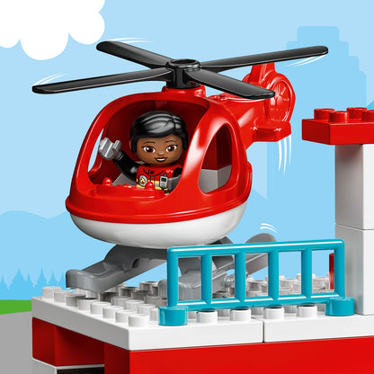 LEGO® DUPLO™ Rescue Fire Station & Helicopter - Trạm Cứu Hỏa & Trực Thăng Cứu Hộ - LEGO 10970 LEGO - ảnh 1 - Lego