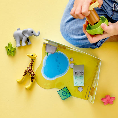 LEGO® DUPLO™ Wild Animals of Africa 10971 Đồ Chơi Lắp Ráp Động Vật Châu Phi - Góc nhìn khác 3