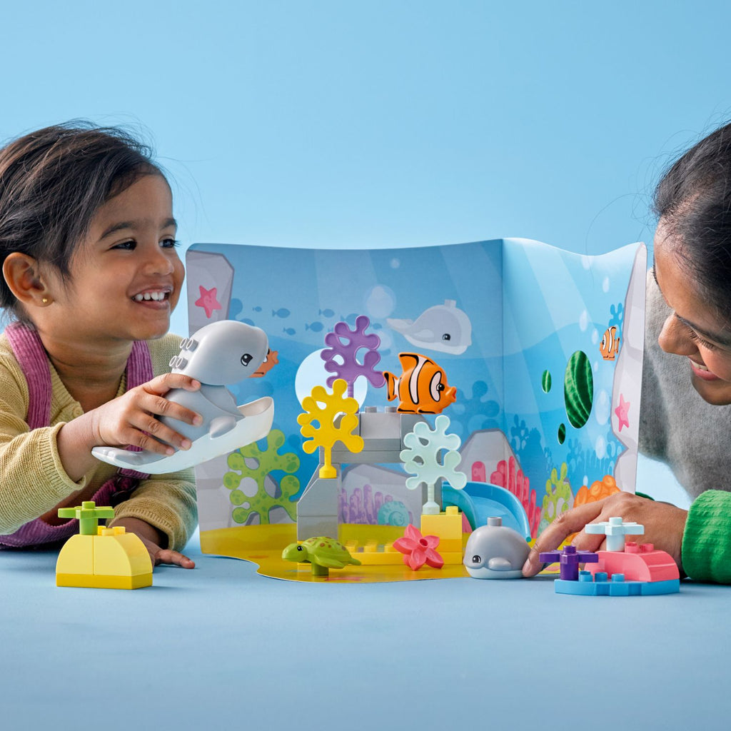 LEGO® DUPLO™ Wild Animals of the Ocean - Bộ Đồ Chơi Sinh Vật Biển - LEGO 10972 - Hình ảnh bổ sung 4