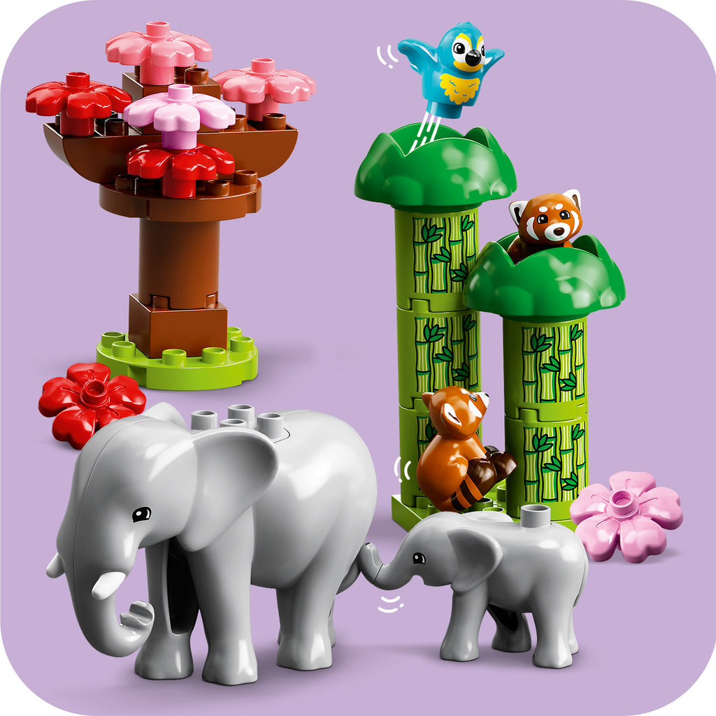 LEGO® DUPLO™ Wild Animals of Asia - Đồ Chơi Lắp Ráp Động Vật Hoang Dã Châu Á - LEGO 10974 - Hình ảnh bổ sung 6