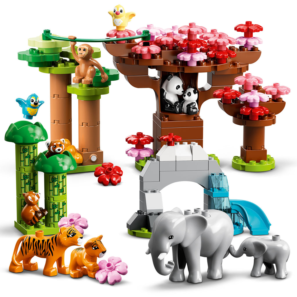 LEGO® DUPLO™ Wild Animals of Asia - Đồ Chơi Lắp Ráp Động Vật Hoang Dã Châu Á - LEGO 10974 - Hình ảnh bổ sung 9