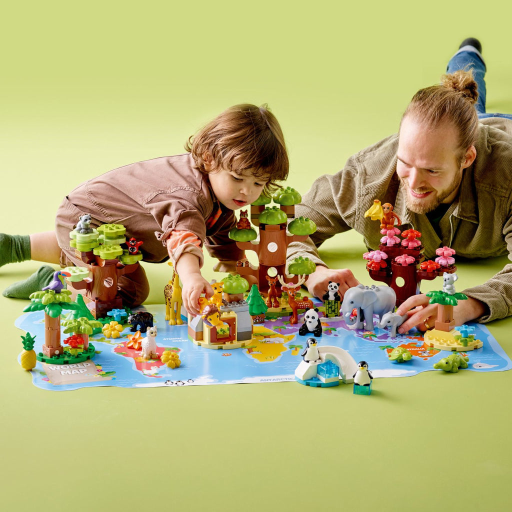 LEGO® DUPLO™ Wild Animals of the World - Đồ Chơi Lắp Ráp Khám Phá Động Vật Hoang Dã - LEGO 10975 - Hình ảnh bổ sung 4