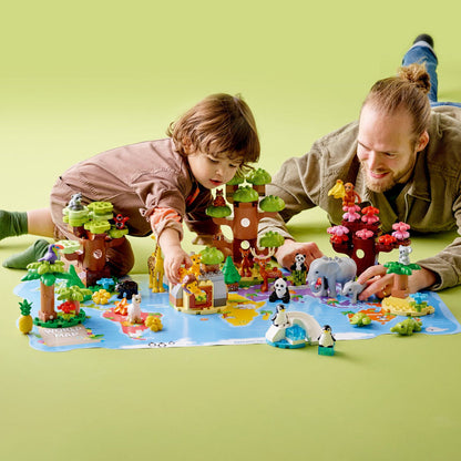 LEGO® DUPLO™ Wild Animals of the World - Đồ Chơi Lắp Ráp Khám Phá Động Vật Hoang Dã - LEGO 10975 - Hình ảnh bổ sung 4