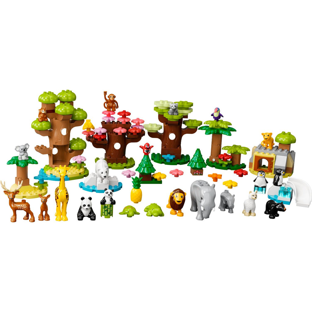 LEGO® DUPLO™ Wild Animals of the World - Đồ Chơi Lắp Ráp Khám Phá Động Vật Hoang Dã - LEGO 10975 - Hình ảnh chi tiết 2