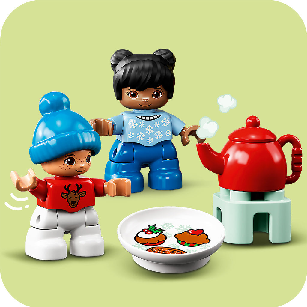 LEGO® DUPLO™ Santa's Gingerbread House - Đồ chơi lắp ráp Ngôi Nhà Bánh Gừng Giáng Sinh LEGO 10976 - Hình ảnh bổ sung 8