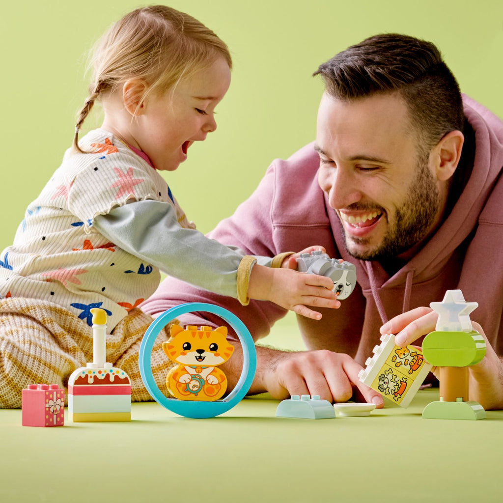 LEGO® DUPLO™ My First Puppy & Kitten With Sounds - Đồ chơi lắp ráp thú cưng có âm thanh - LEGO 10977 - Hình ảnh bổ sung 4