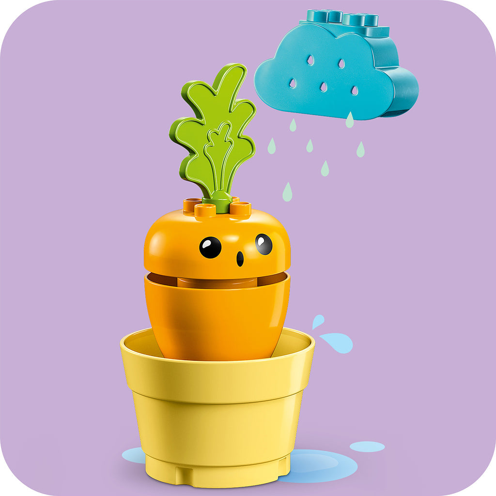 LEGO® DUPLO™ Growing Carrot Đồ chơi lắp ráp Củ cà rốt phát triển LEGO 10981 LEGO - ảnh 4 - LEGO® DUPLO®