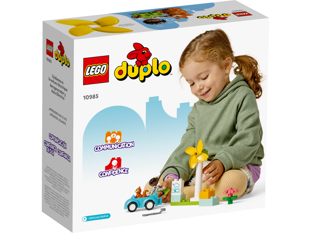 LEGO® DUPLO™ Town Wind Turbine and Electric Car - Đồ Chơi Lắp Ráp Tua Bin Gió và Ô Tô Điện - LEGO 10985 - Hình ảnh bổ sung 6