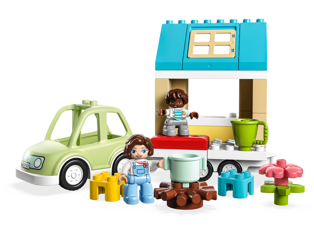 LEGO® DUPLO™ Town Family House on Wheels - Đồ Chơi Lắp Ráp Ngôi Nhà Di Động - LEGO 10986 LEGO - ảnh 2 - LEGO Building Sets