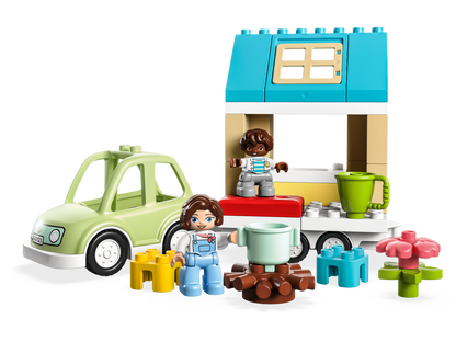 LEGO® DUPLO™ Town Family House on Wheels - Đồ Chơi Lắp Ráp Ngôi Nhà Di Động - LEGO 10986 LEGO - ảnh 2 - LEGO Building Sets