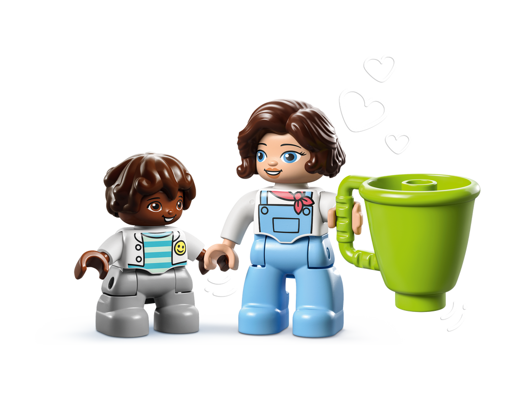 LEGO® DUPLO™ Town Family House on Wheels - Đồ Chơi Lắp Ráp Ngôi Nhà Di Động - LEGO 10986 - Góc nhìn khác 3