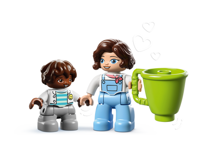 LEGO® DUPLO™ Town Family House on Wheels - Đồ Chơi Lắp Ráp Ngôi Nhà Di Động - LEGO 10986 - Góc nhìn khác 3