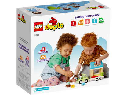 LEGO® DUPLO™ Town Family House on Wheels - Đồ Chơi Lắp Ráp Ngôi Nhà Di Động - LEGO 10986 LEGO - ảnh 3 - LEGO Building Sets