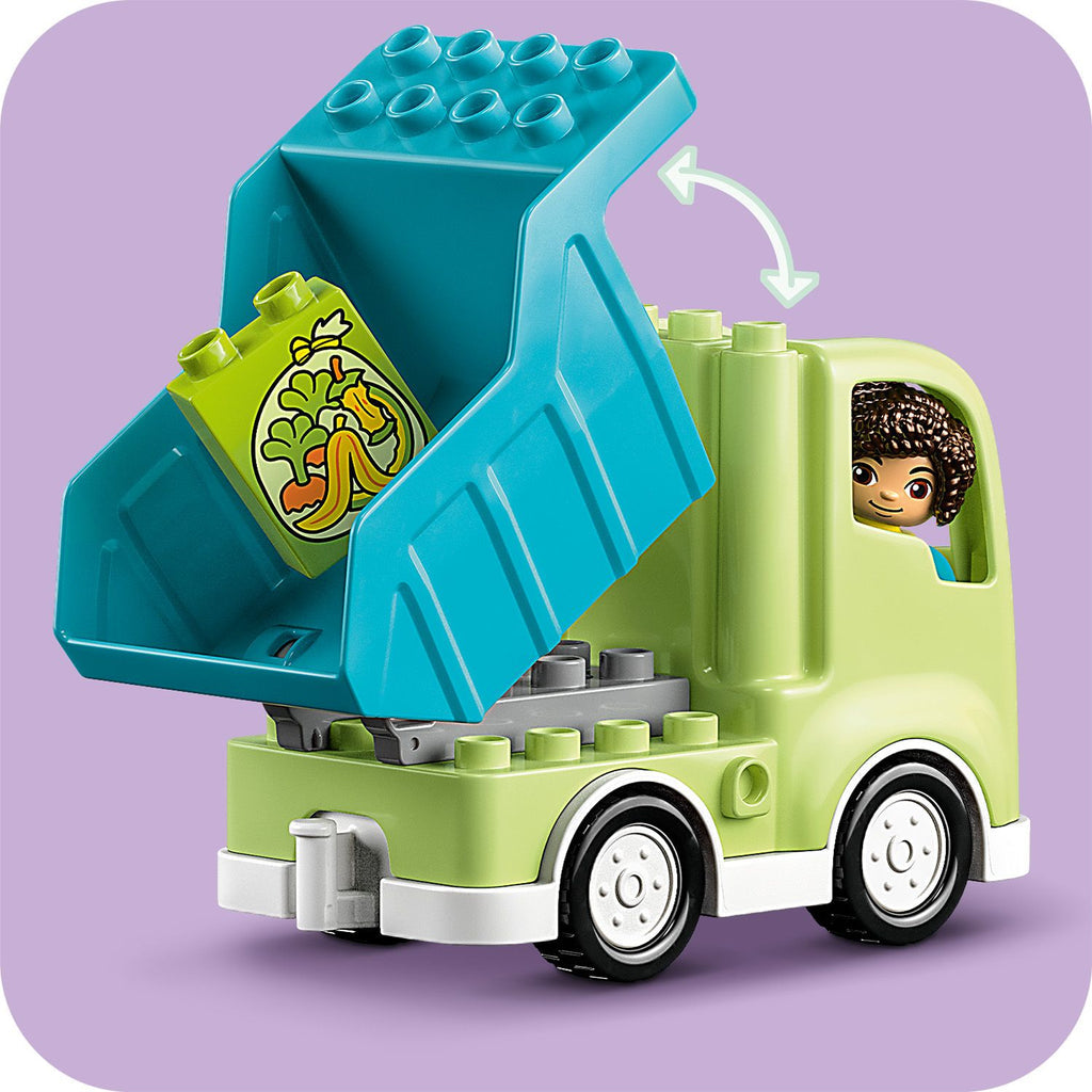 LEGO® DUPLO™ Town Recycling Truck - Đồ chơi Xe chở rác tái chế 10987 - LEGO chính hãng - Hình ảnh bổ sung 8
