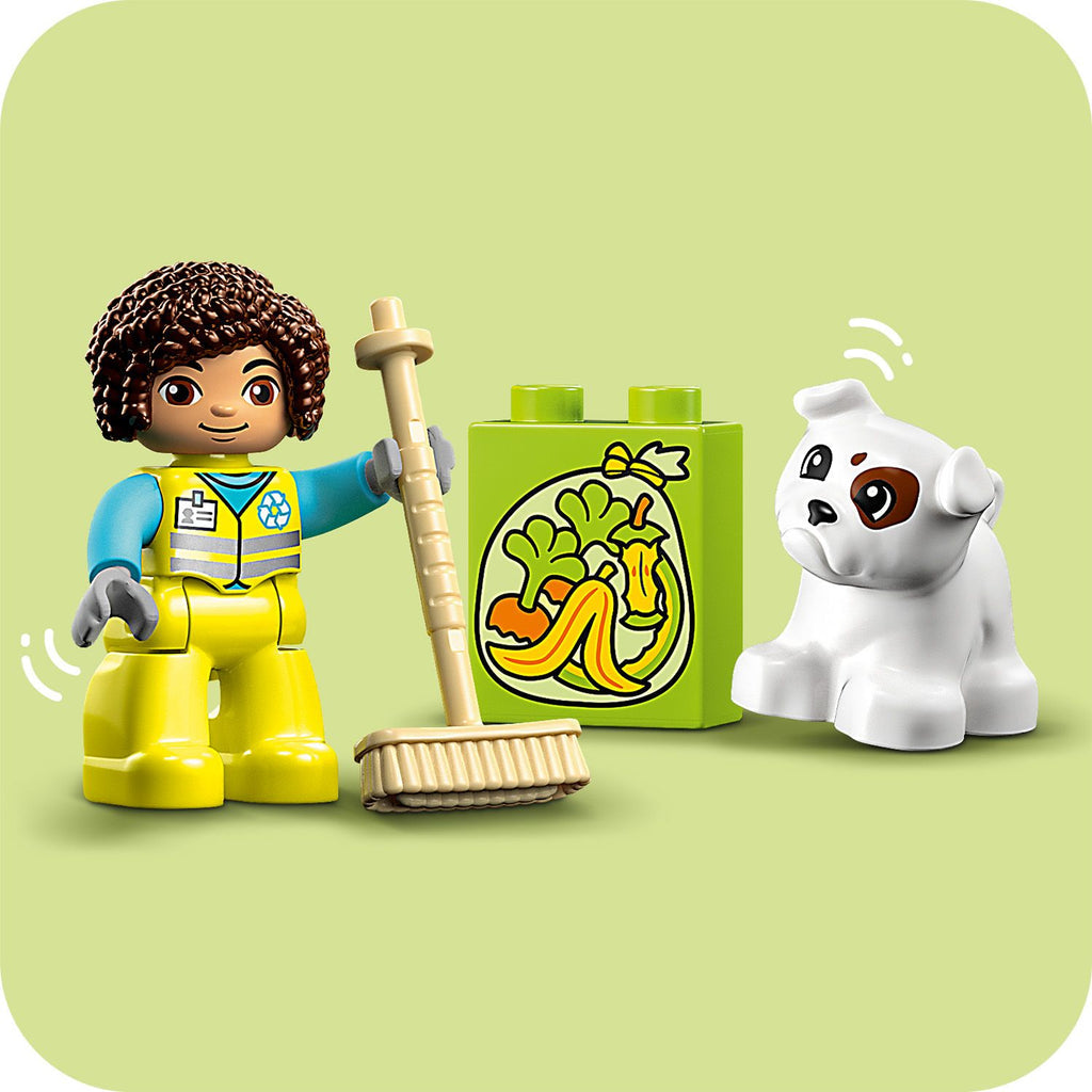 LEGO® DUPLO™ Town Recycling Truck - Đồ chơi Xe chở rác tái chế 10987 - LEGO chính hãng - Hình ảnh bổ sung 9
