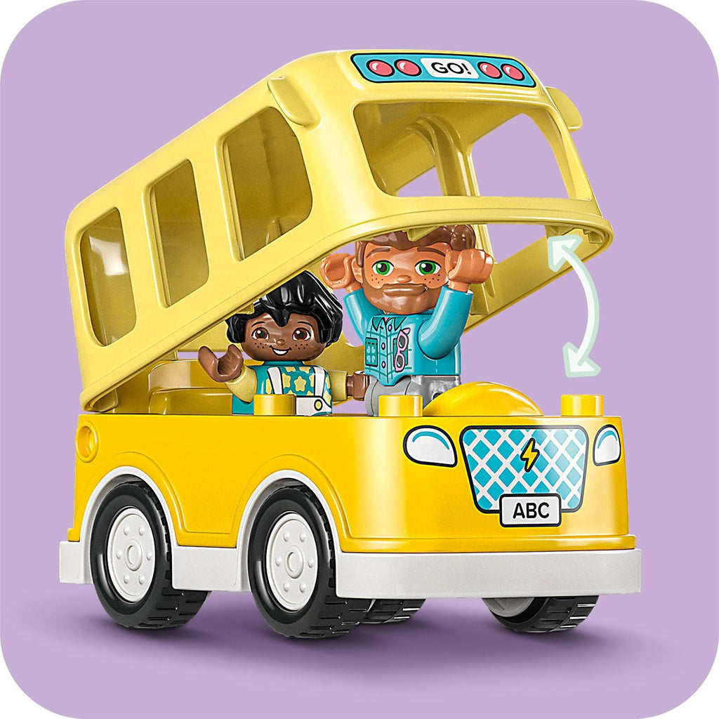 LEGO® DUPLO™ The Bus Ride - Đồ Chơi Xe Buýt Đi Học - LEGO 10988 - Hình ảnh bổ sung 6