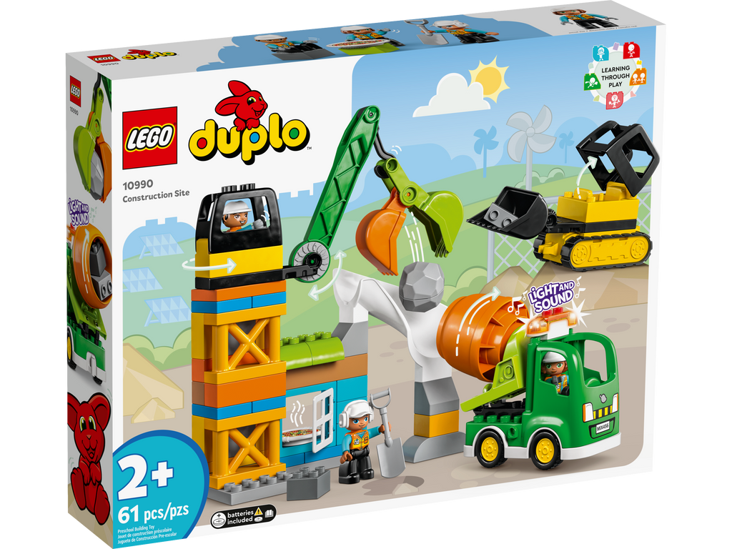 LEGO® DUPLO™ Town Construction Site - Bộ Đồ Chơi Công Trường Xây Dựng - LEGO 10990 - Hình ảnh sản phẩm