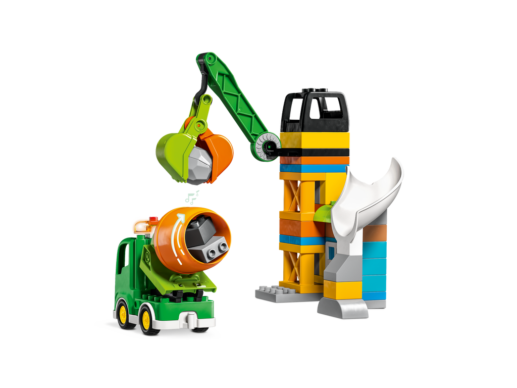 LEGO® DUPLO™ Town Construction Site - Bộ Đồ Chơi Công Trường Xây Dựng - LEGO 10990 - Góc nhìn khác 3