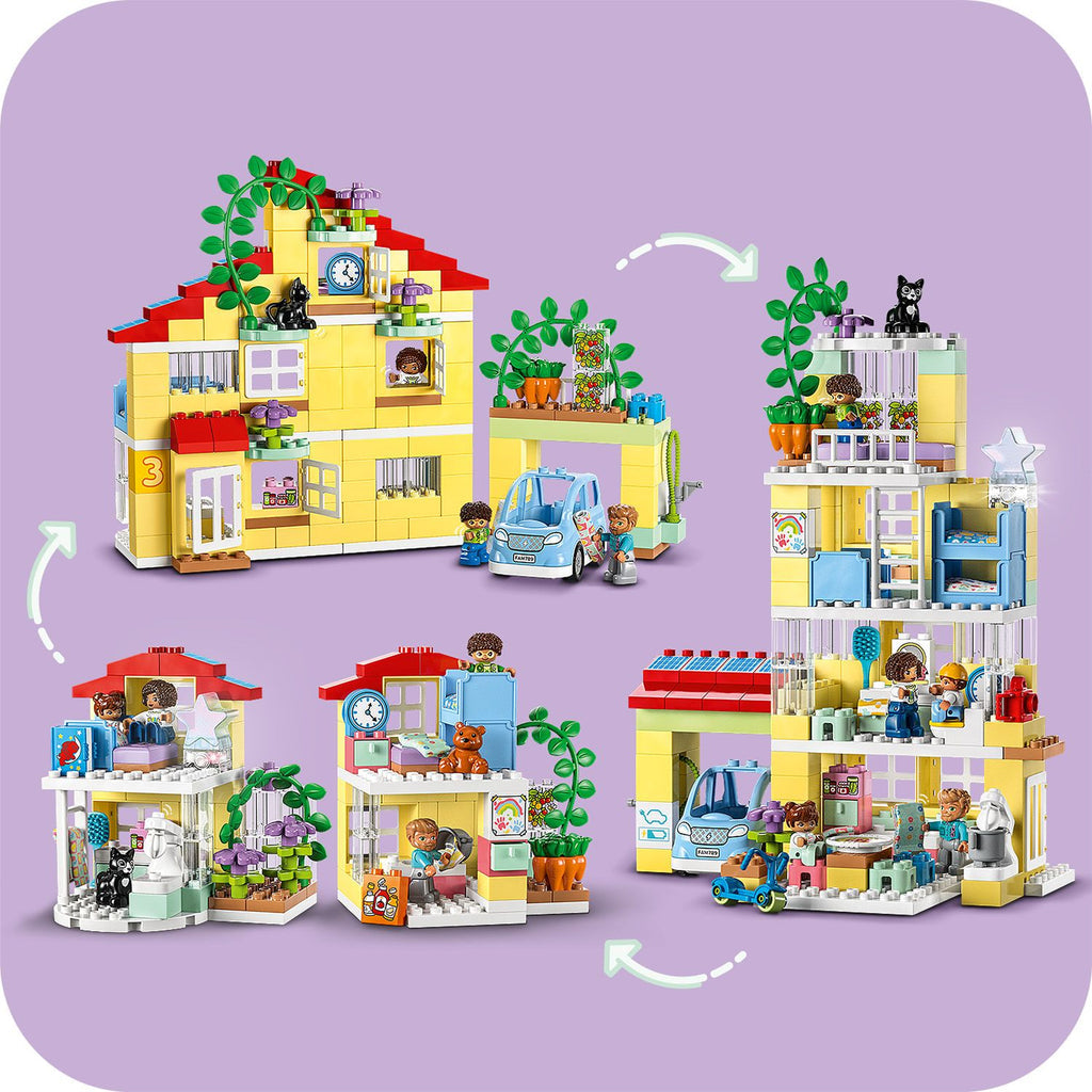 LEGO® DUPLO™ Town 3in1 Family House Ngôi Nhà Gia Đình 3 Trong 1 LEGO 10994 - Hình ảnh bổ sung 8