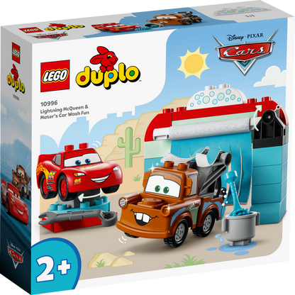 LEGO® DUPLO™ Disney™ and Pixar’s Cars Lightning McQueen & Mater’s Car Wash Fun - Đồ Chơi Lắp Ráp Trạm Rửa Xe Vui Nhộn 10996 - Hình ảnh sản phẩm