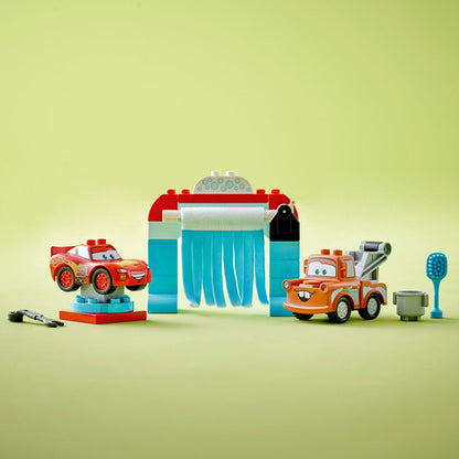LEGO® DUPLO™ Disney™ and Pixar’s Cars Lightning McQueen & Mater’s Car Wash Fun - Đồ Chơi Lắp Ráp Trạm Rửa Xe Vui Nhộn 10996 - Hình ảnh bổ sung 4