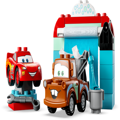 LEGO® DUPLO™ Disney™ and Pixar’s Cars Lightning McQueen & Mater’s Car Wash Fun - Đồ Chơi Lắp Ráp Trạm Rửa Xe Vui Nhộn 10996 - Hình ảnh chi tiết 2
